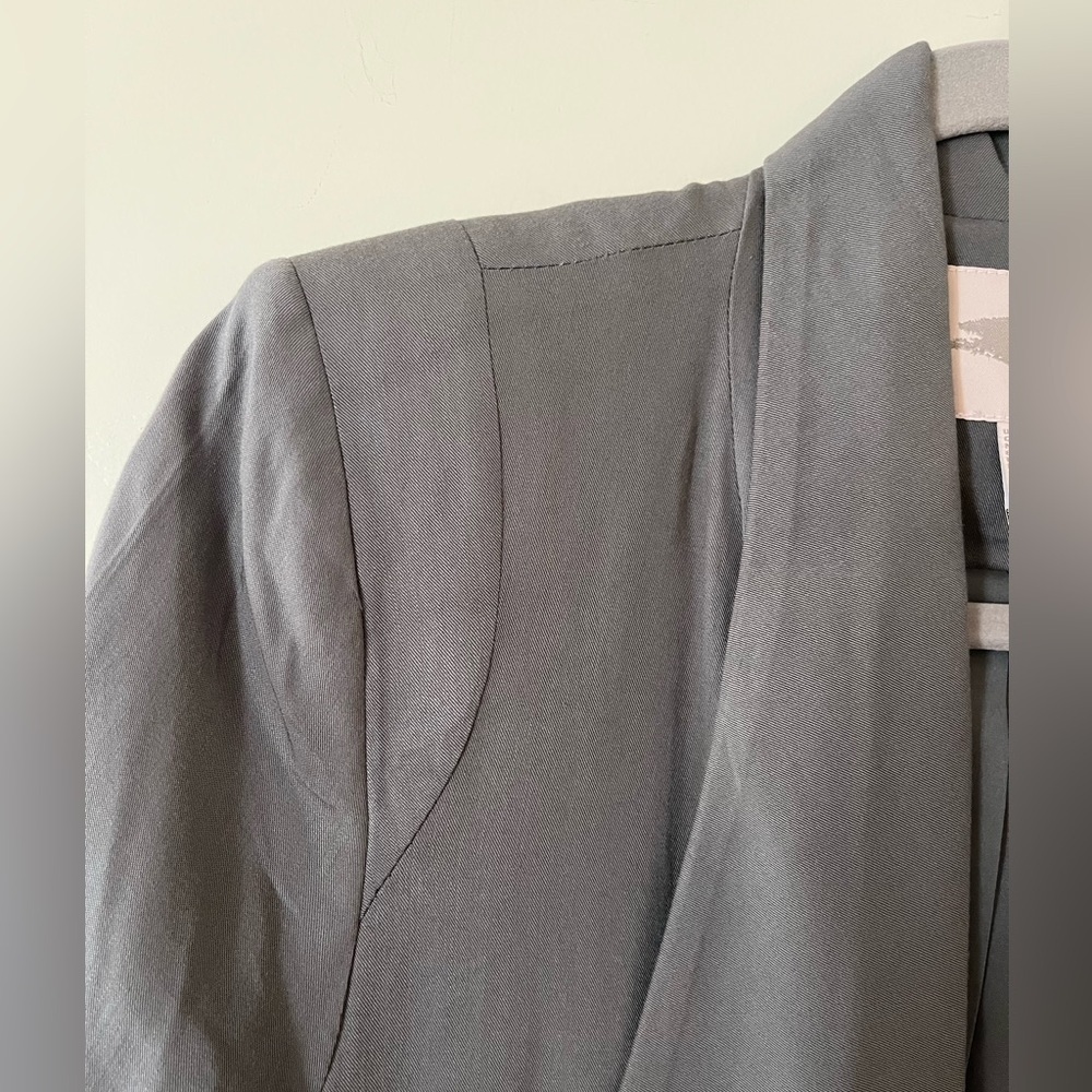 Forever 21 Contemporary Gray Dress Jacket Women’s Size Medium - Picture 6 of 16